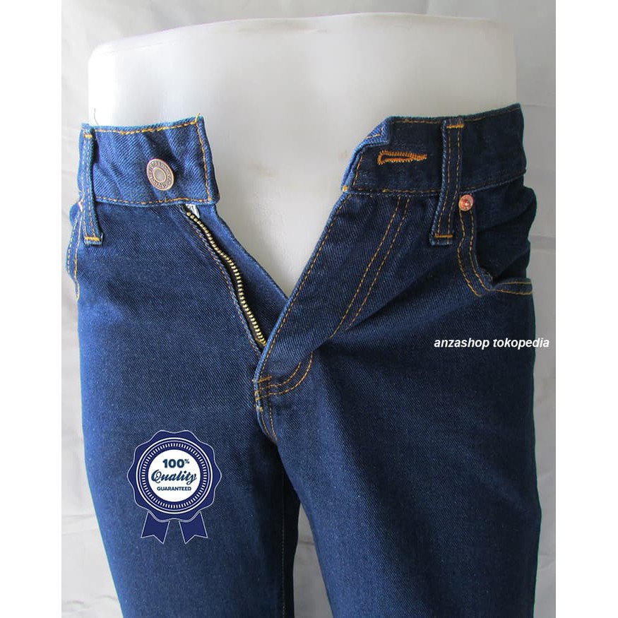 CELANA PRIA PANJANG ORIGINAL Celana Jeans Denim Bandung ANZ Standar/Regular Biowash 27-32 CO JEANS