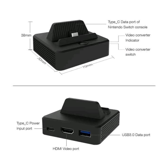 VIDEO CONVERTER DOCK NINTENDO SWITCH