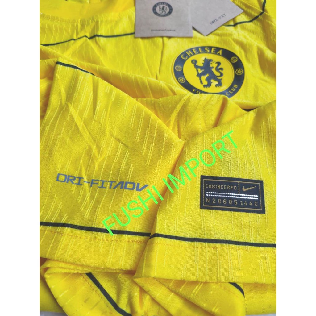 PLAYER ISSUE DRIFIT ADV - JERSEY BOLA CHELSEAA AWAY 2021-2022 VAPORKNIT HQ IMPOR