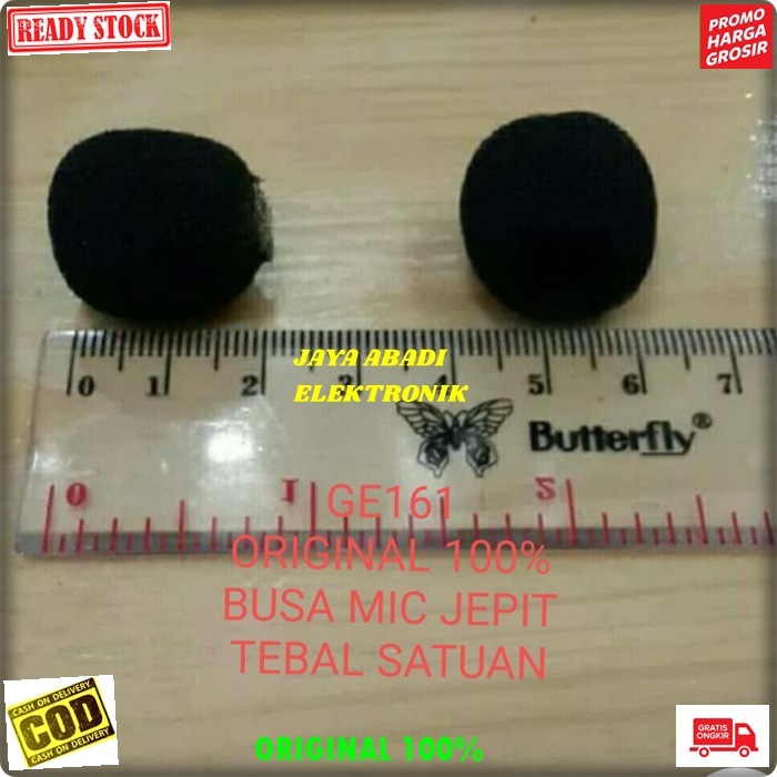 G161 ORIGINAL BUSA MIC JEPIT BANDO KLIP HEADSET TEBAL SPOON MIK PENGAMAN MICROPHONE ORI PEMBUNGKUS M