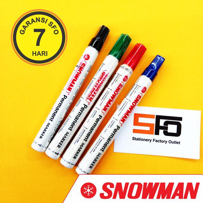 

Hanya Disini] Spidol Permanen Snowman (Permanent Marker) - Merah