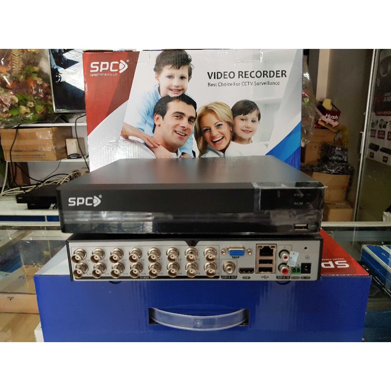 Uvr 2mp 16ch SPC-UVR7TF16EM-D5C7 ECO LOW DVR digital video Recorder SPC alat rekam CCTV 16 kamera