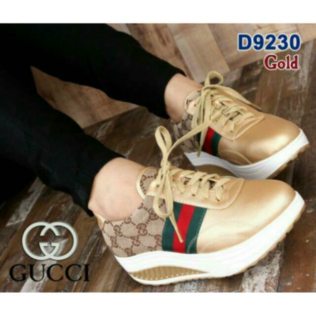 Sepatu sport Gucci D9230/ sneaker sport cewek