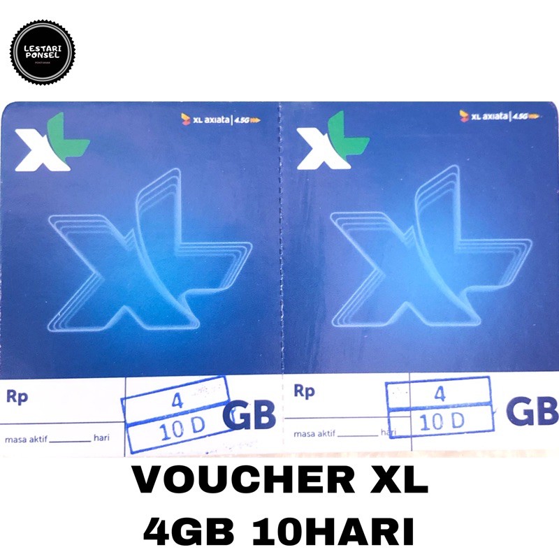 Jual Voucher XL 4GB 10Hari Indonesia|Shopee Indonesia