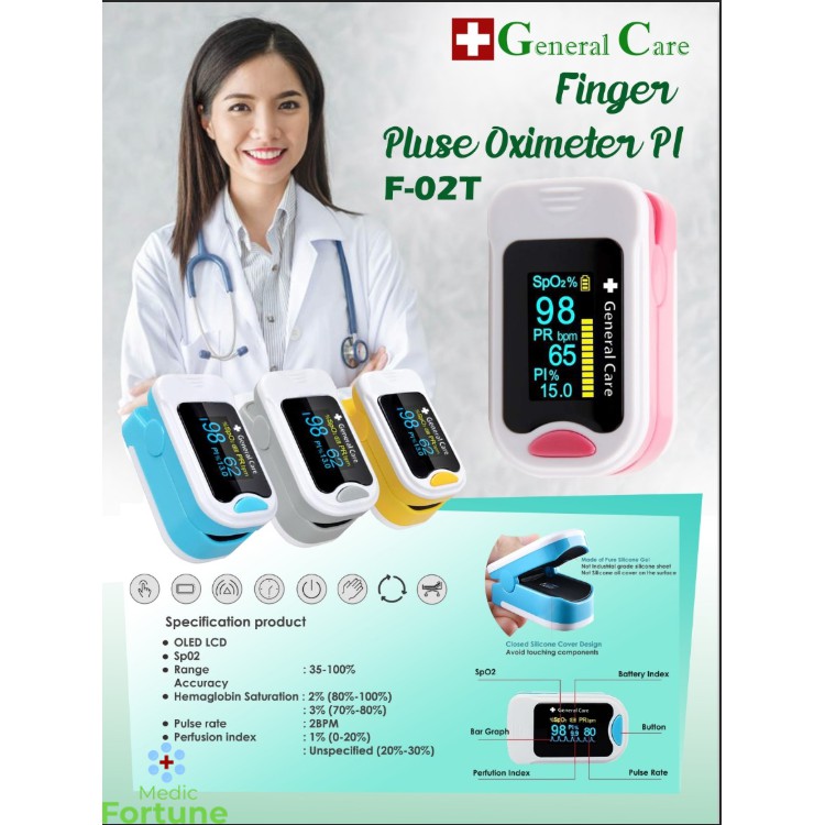 General Care Finger Pulse Oximeter PI F02T