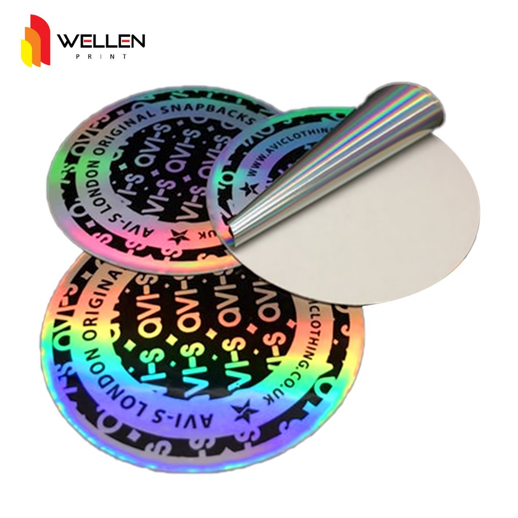 

WELLEN PRINT - Cetak Sticker Hologram / Stiker Rainbow / Lebel Pelangi Custom