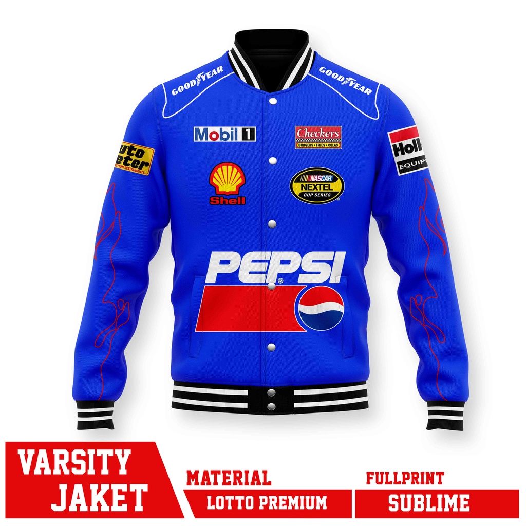 VARSITY JACKET RACING NASCAR PEPSI