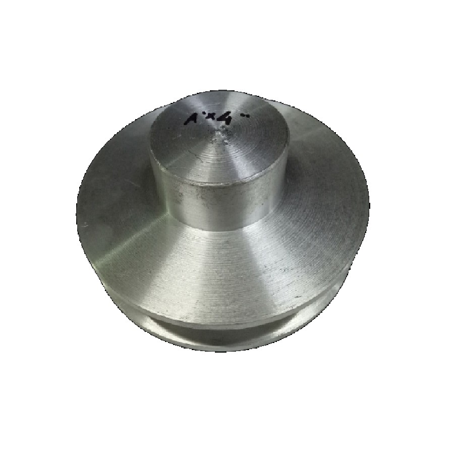 Pulley / Pully / Puli / Poli / Poly / Polly Jalur A1 Diameter 4” Inch As Buntu Aluminium