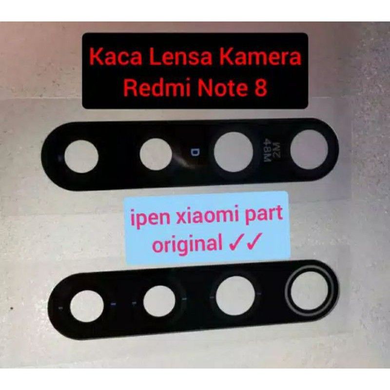KACA KAMERA BELAKANG / LENSA KAMERA BELAKANG REDMI NOTE 8