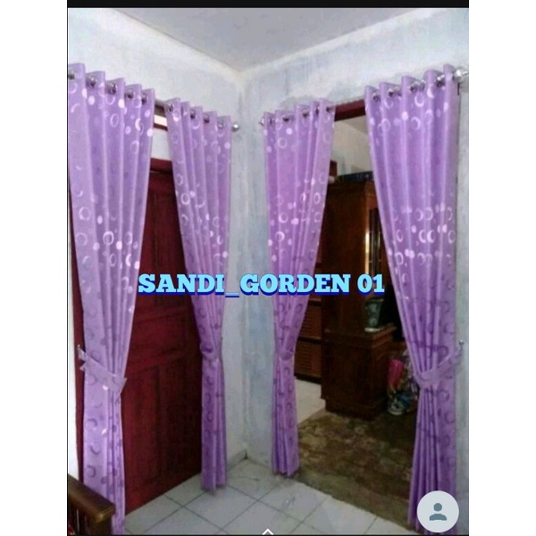 TERMURAHGORDEN PINTU JENDELA MINIMALIS GORDEN POLOS GORDEN WARNA UNGU
