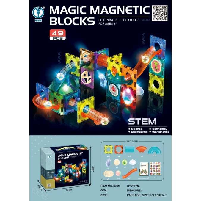 Magnetic Tiles DIY - Mainan Edukasi Anak mR4