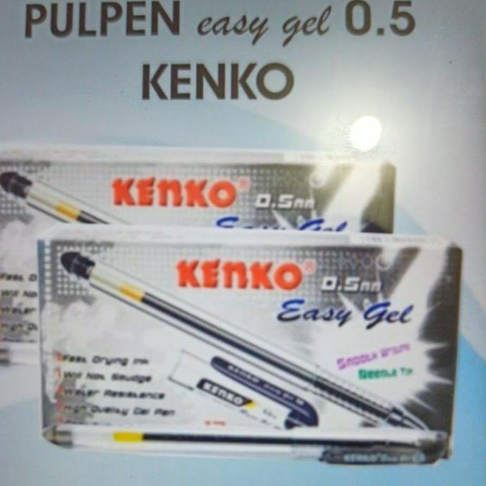 

Model baru - Pulpen Kenko Easy Gel 0.5