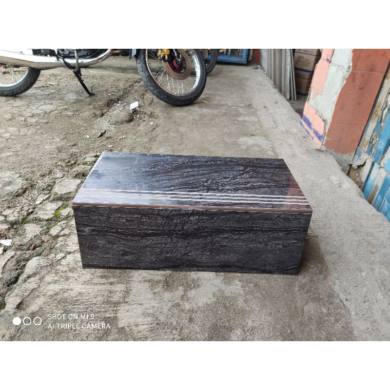 Granit Tangga 30x60 plus 20x60 Glazed Polizhed Black Phantom Kw1