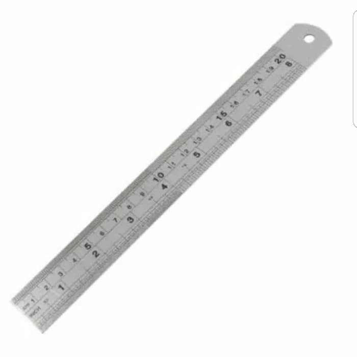 

penggaris besi 2000mm mistar garisan 200cm 2 m meter 2m ruller steel