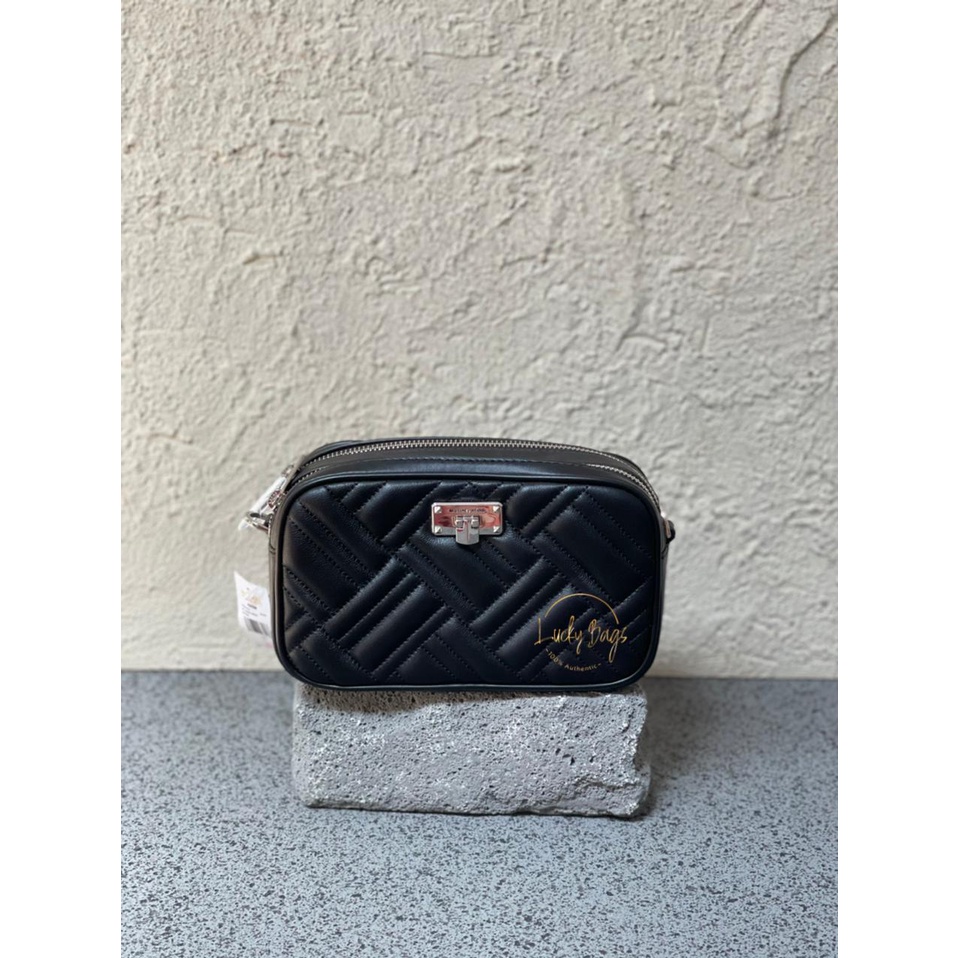 tas Mk original/Michael kors peyton small camera xbody black