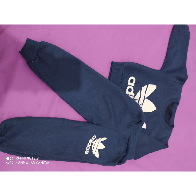 set anak usia 1-2 th  preloved pribadi/Set joger adidas