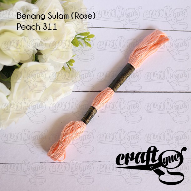 Benang Sulam (Rose) PEACH (Code 309-315)