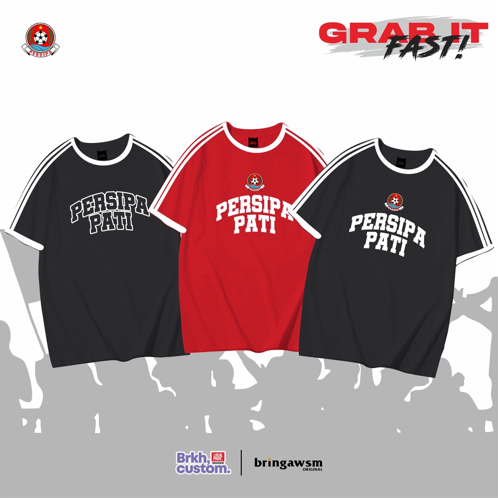 KAOS PERSIPA PATI LASKAR SARIDIN A6 INDONESIA FOOTBALL FANS KAOS CASUAL KAOS SUPORTER KAOS BOLA KAOS DISTRO KAOS AWAYDAYS BRKHCUSTOM