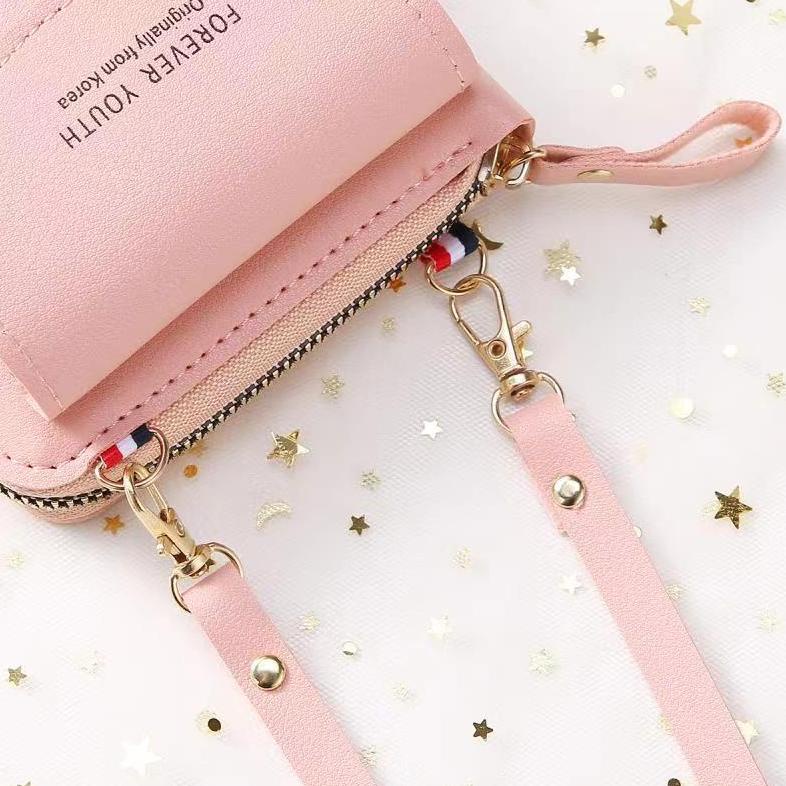 *Alibaba1688*Dompet Multifungsi / Tas Dompet / Dompet Pocket Tempat Hp Wanita / Tas Dompet Selempang