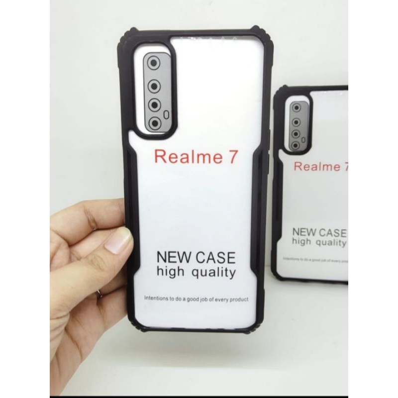 Softcase Clear Armor Bumper Transparant Oppo Realme 7 New