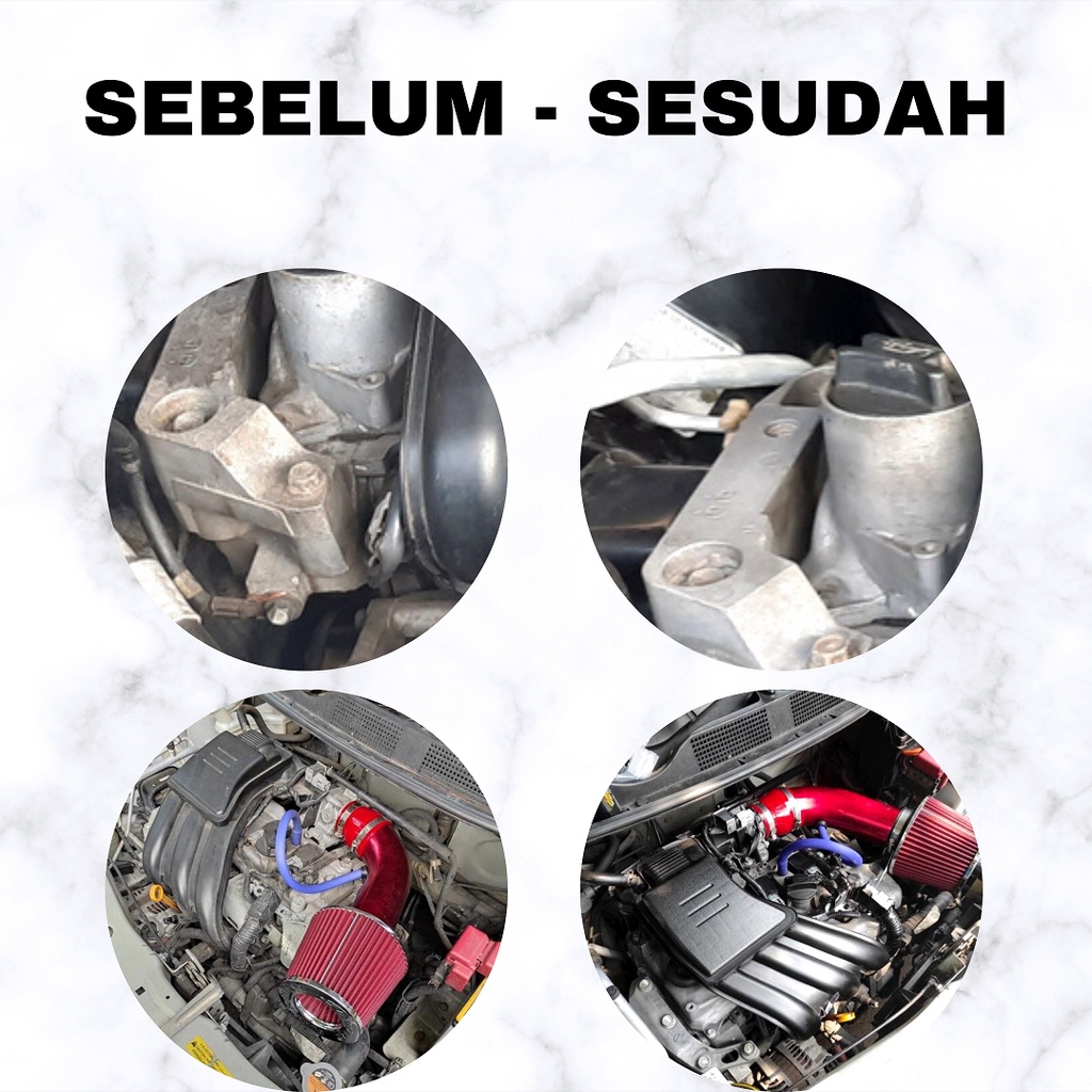 [PAKET ENGINE DEGREASER + DETAILER] Pembersih &amp; Pengkilap mesin mobil / Engine Dressing untuk ruang / blok mesin