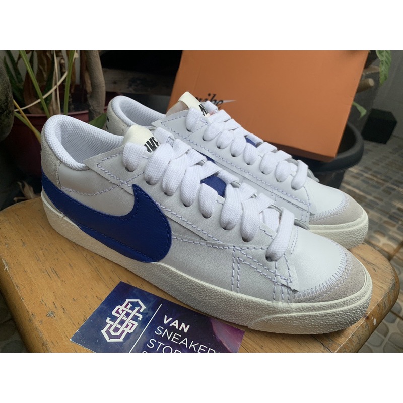 Nike Blazer Low 77 Jumbo White Royal Blue Original