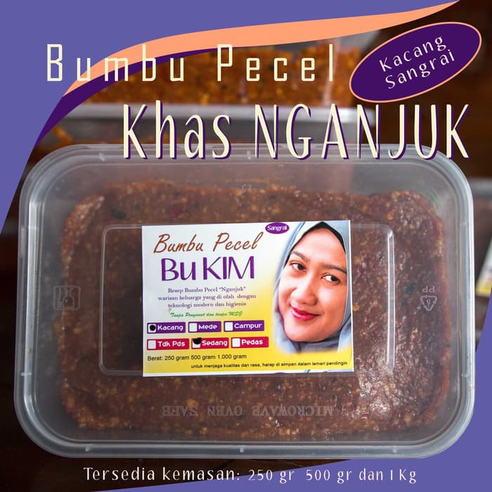 

Bumbu Pecel Mede Tanpa Msg Dan Pengawet (250Gr) Bu Kim Asli