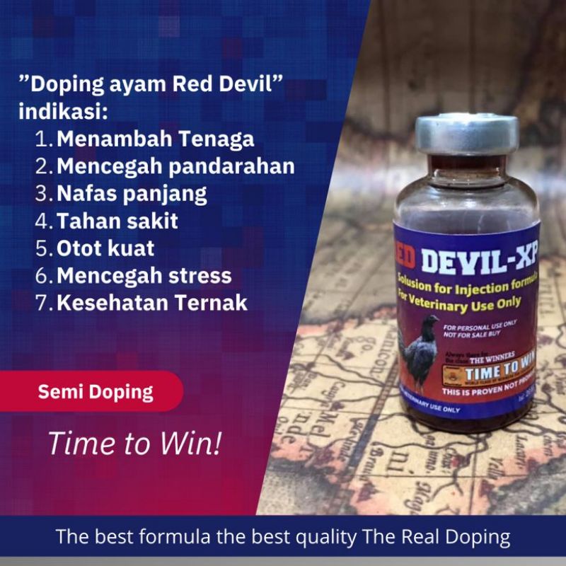 RED DEVIL DOPING INJEKSI AYAM ADUAN