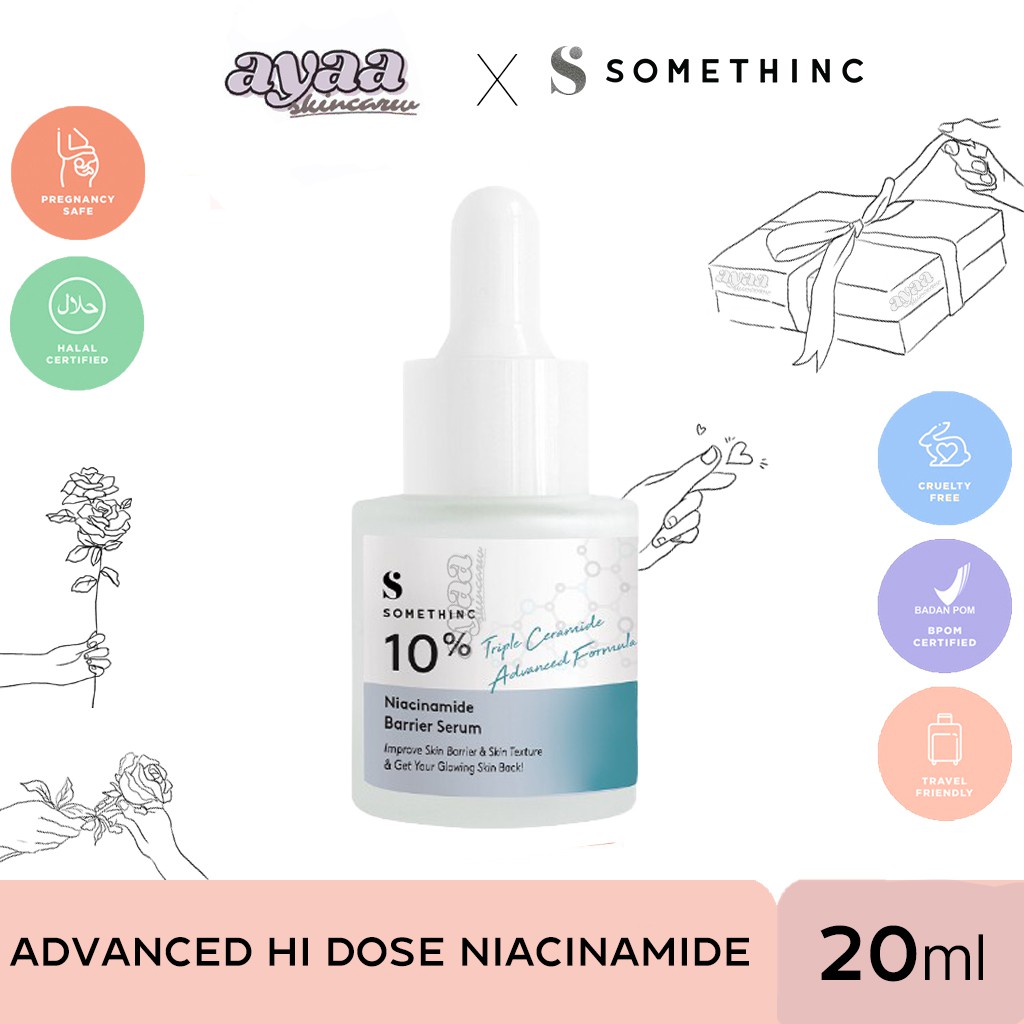 SOMETHINC 5% NIACINAMIDE SKIN BARRIER SERUM | SALMON DNA | HOLYGRAIL | AHA 7% | HYALURONIC 9+