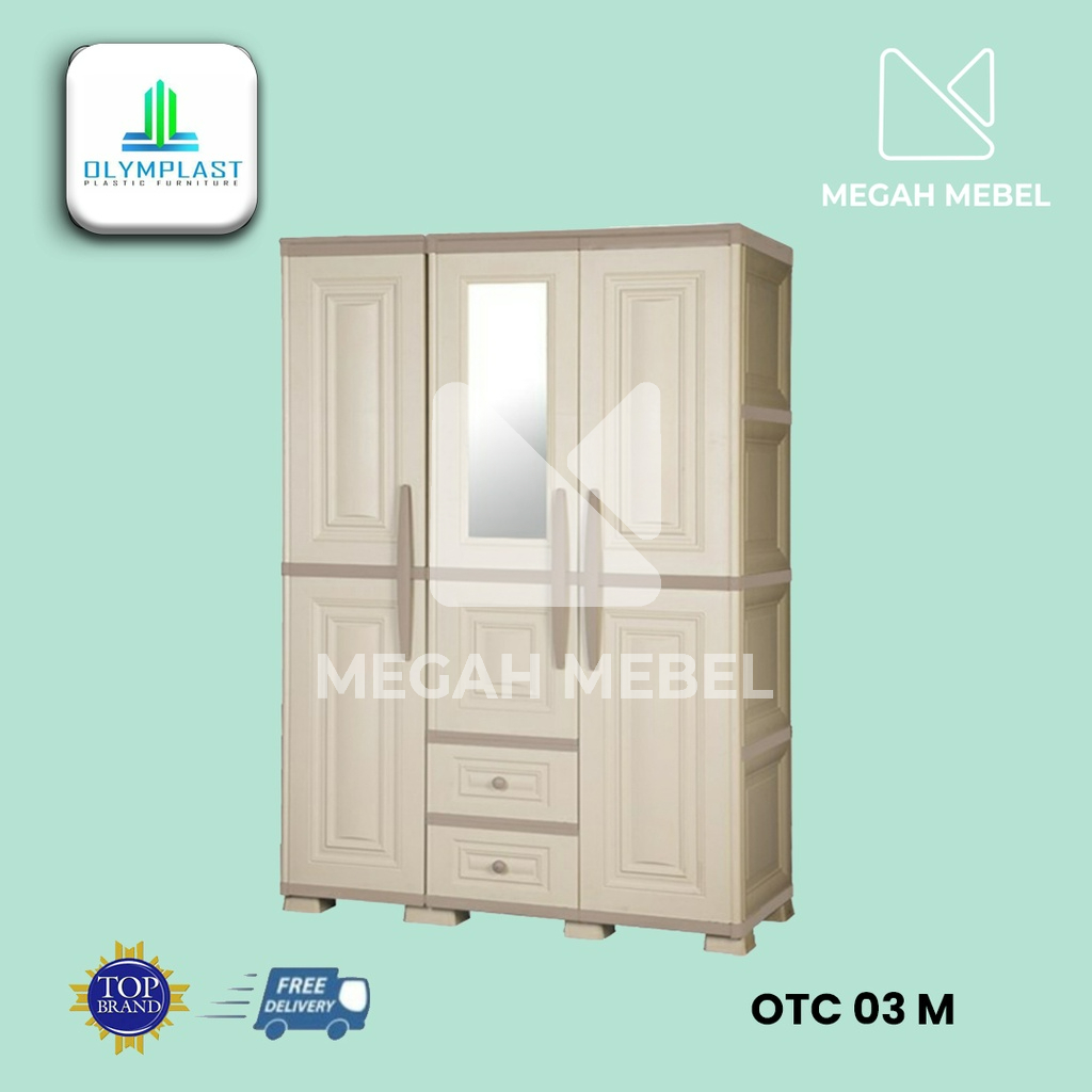 Jual Olymplast Lemari Plastik Otc Pintu Modern Shopee Indonesia