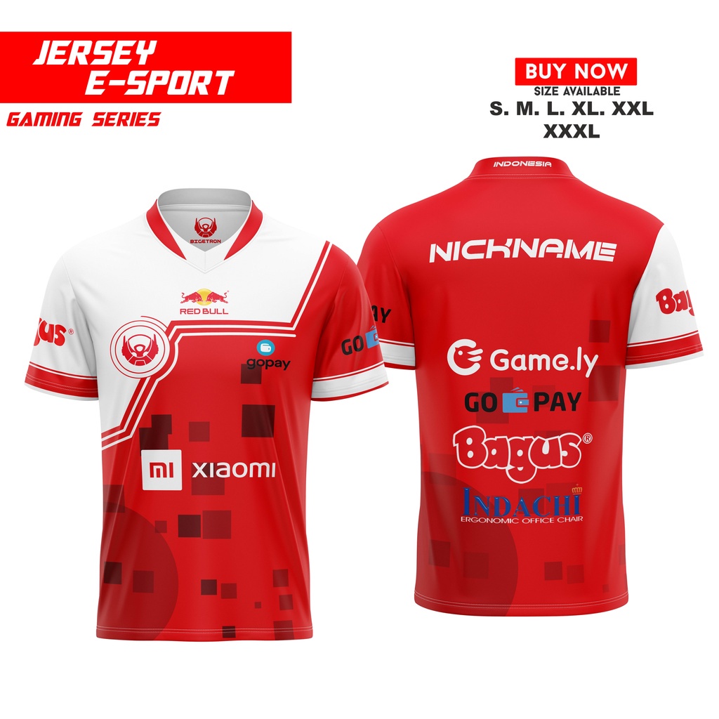 JERSEY GAMING BIGETRON BTR 2020 FREE NICKNAME