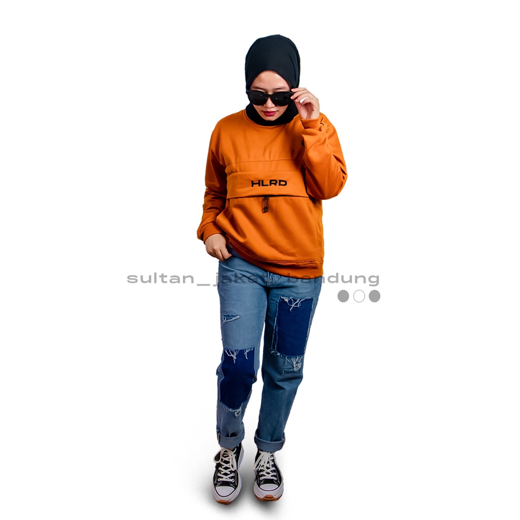 HOLYRIDER Sweatshirt Kagoule Mustard