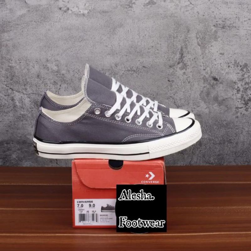 Sepatu Converse 70s Ox Gray Premium / Converse 70s Abu Premium / Sepatu Converse 70S Low Abu Premium / Sepatu Converse Terlaris