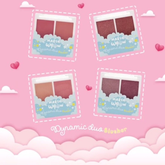 MarshWillow Dynamic Duo Blusher | Blush On Matte | Shimmer by Natasha Wilona BPOM