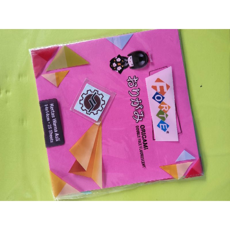 

kertas Melipat Lipat Origami Forte 14x14 (per ikat)