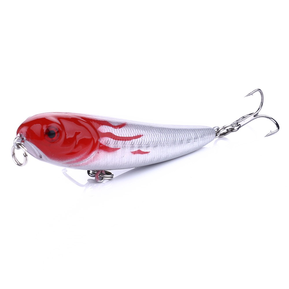 HENGJIA 1pcs 7cm/5.8g Umpan Hard Pencil Pancing Swimbait Ikan Bass Fishing Lure Outdoor Tackle