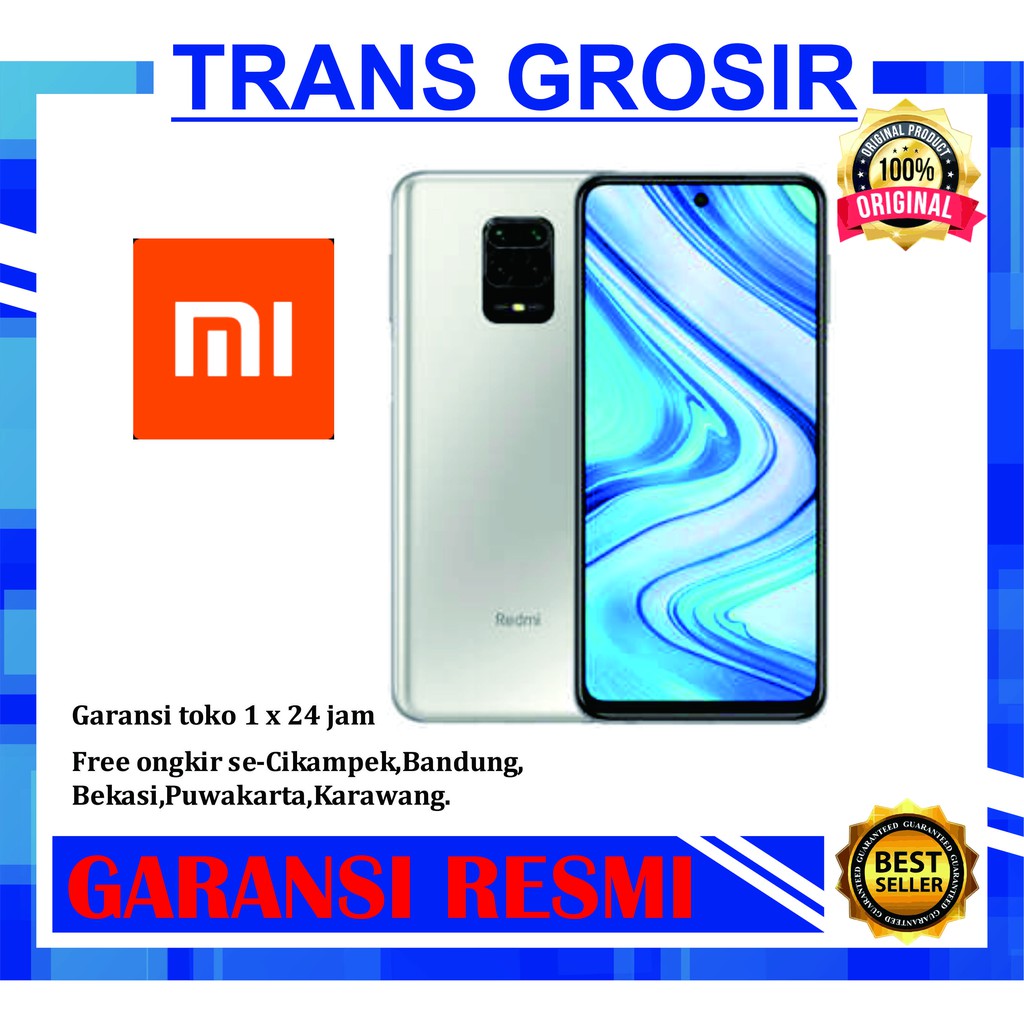 HP Xiaomi Redmi Note 9 Pro 6/64 Garansi Resmi - Tropical Green
