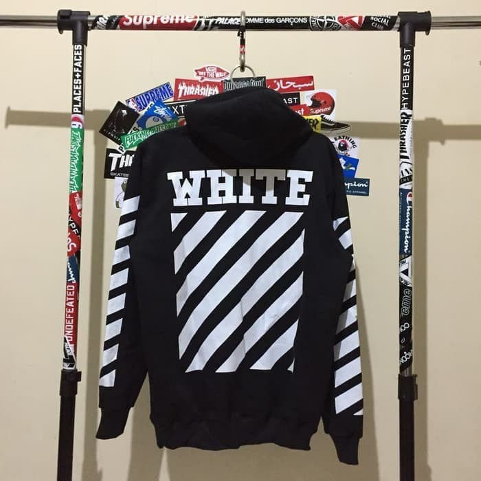 JAKET HOODIE FLEECE OFF WHITE KATUN FLEECE HS-241