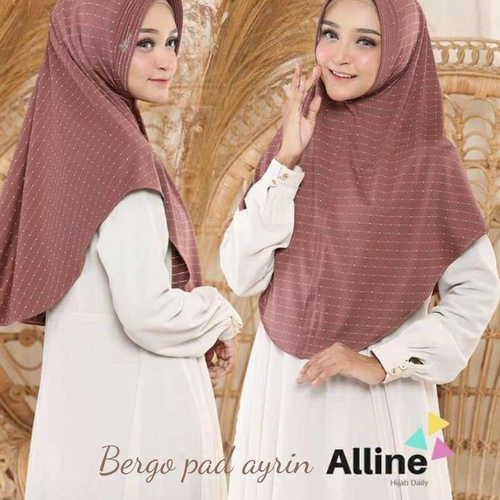 (BIG SALE) HIJAB INSTAN BERGO PAD ALLINE NAEL HIJAB