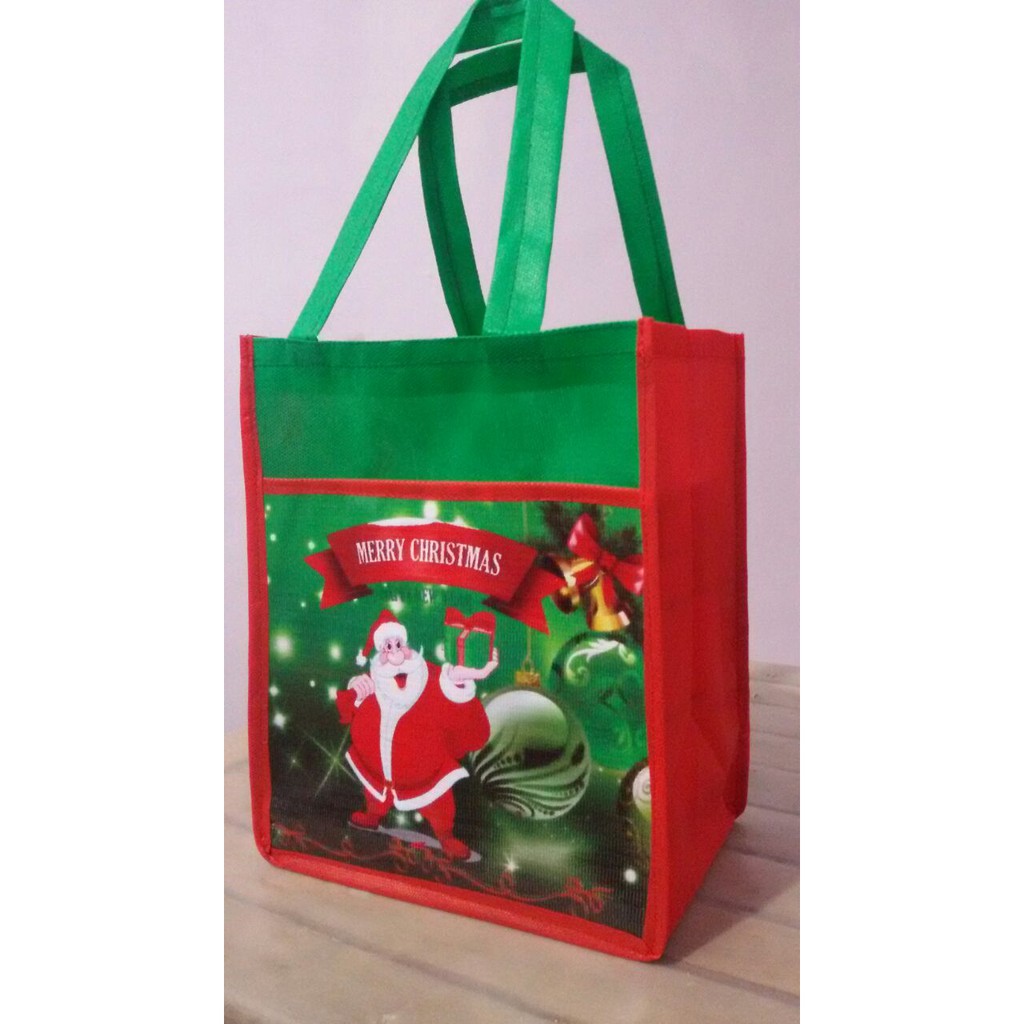 

Tas souvenir NATAL CHRISTMAS goodie bag vinil tenteng
