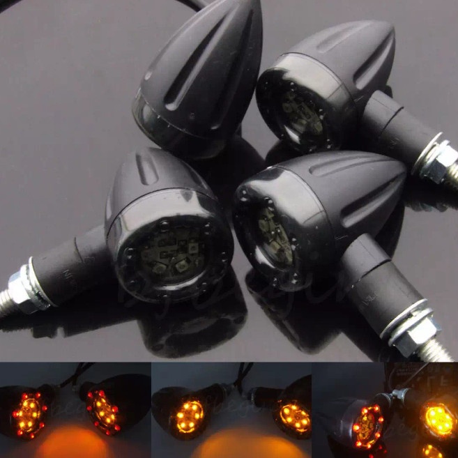 Lampu Sein bisa sekaligus lampu rem motor custom scrambler