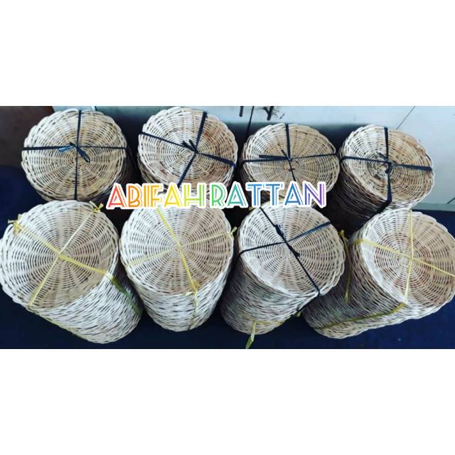 Piring Rotan Asli (20 pcs)