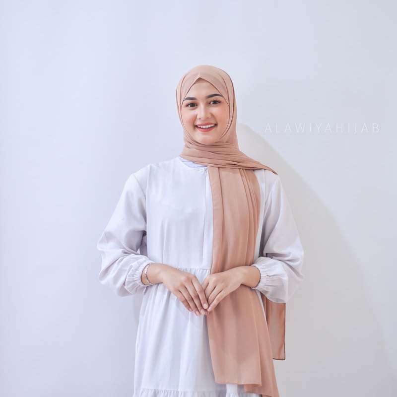 PASHMINA PANJANG EXCLUSIVE ALAWIYAHIJAB 185x75 cm-Milo