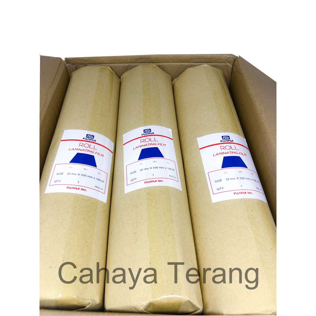 Plastik Laminating Roll Merk Fujipla Glossy Biru