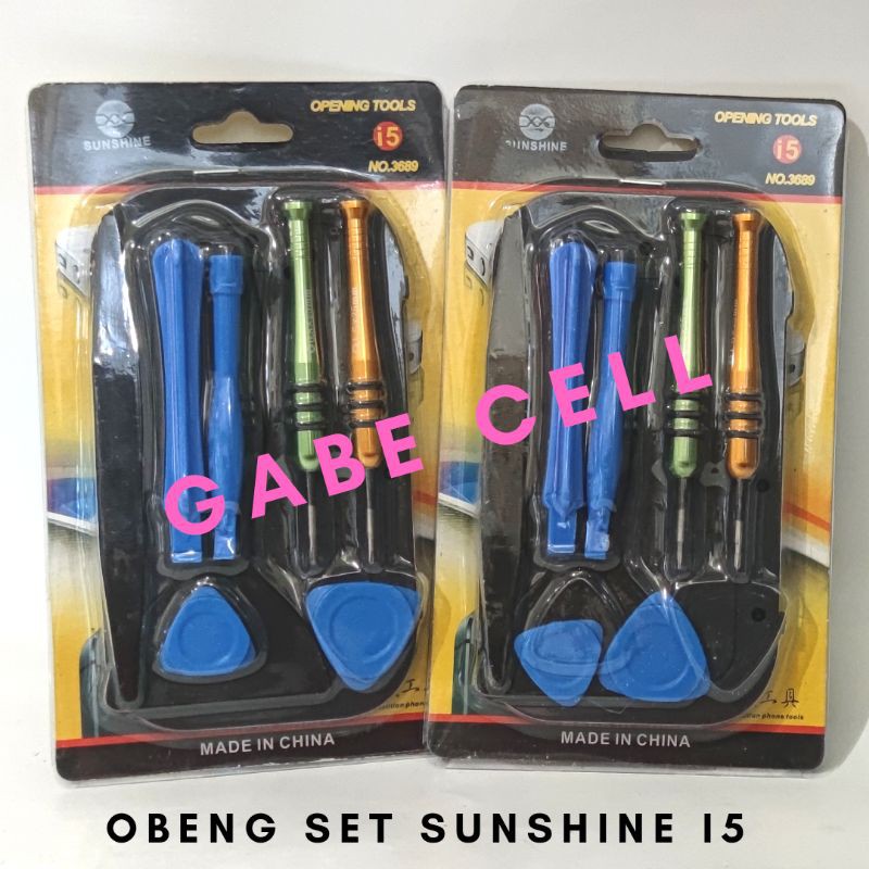 ALAT SERVIC OBENG SET SUNSHINE I5 3689 OPENING TOOLS