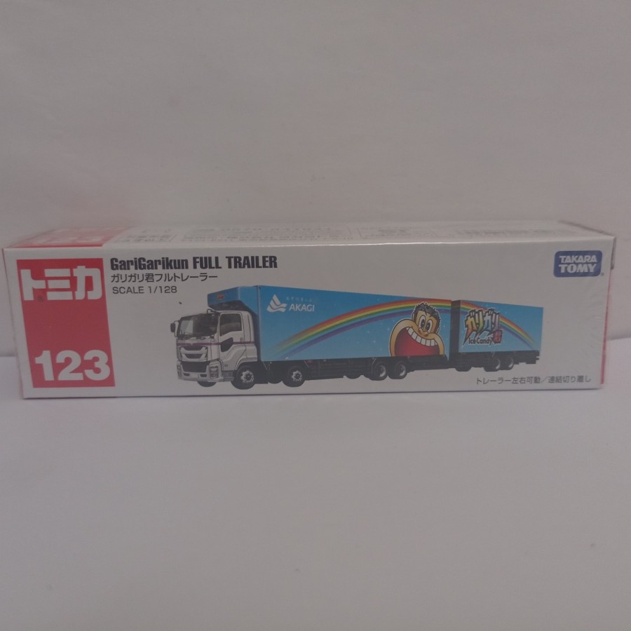 Tomica No 123 Garigarikun ful trailer truck diecast miniatur truk murah