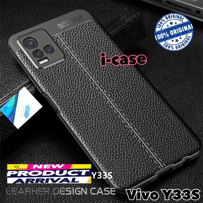 Case ViVo Y33S Casing Soft motif Leather Y33T Y33 original product