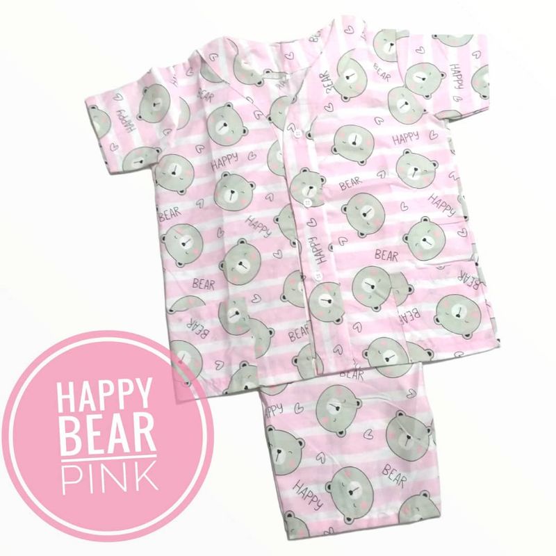 Piyama Happy Bear Pink