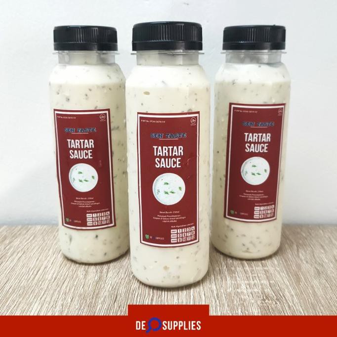 

Tartar Sauce SenTaste 250gr - Saus Tar Tar Cream Mayo Saos Ayam Jepang