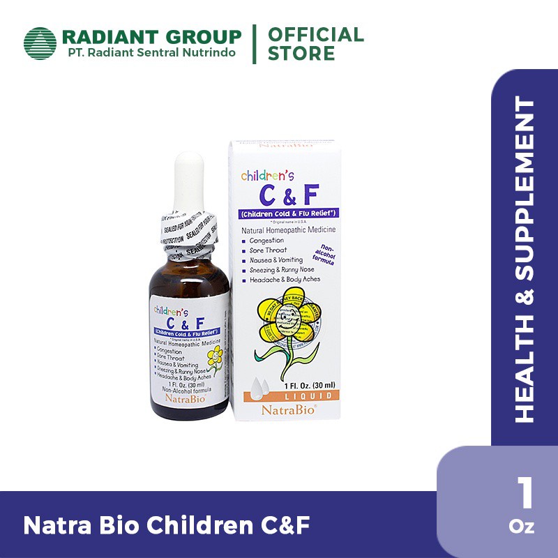Natra Bio Children Cold Flu Children C F Shopee Indonesia